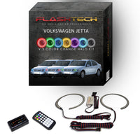 Volkswagen Jetta V.3 Fusion Color Change LED Halo Headlight Kit 1999-2004