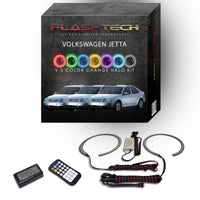 Volkswagen Jetta V.3 Fusion Color Change LED Halo Headlight Kit 1999-2004