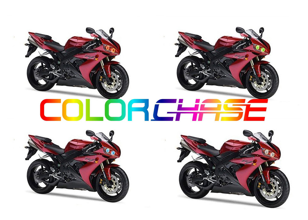 Yamaha R1 ColorChase LED Halo Headlight Kit 2004-2006