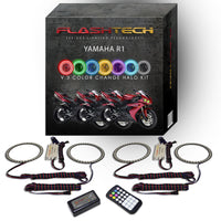 Yamaha R1 V.3 Fusion Color Change LED Halo Headlight Kit 2004-2006