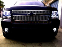 Chevrolet Tahoe White LED Halo Headlight Kit 2007-2013