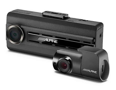 Alpine Premium 1080P Dash Camera Bundle (Front & Rear) with Impact Recording