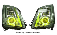 Cadillac CTS-V V.3 Fusion Color Change LED Halo Headlight Kit 2008-2015