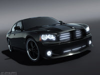 Dodge Charger White LED Halo Headlight Kit 2005-2010