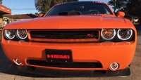 Dodge Challenger External Waterproof White & Amber Switchback LED Halo Headlight and Fog Light Kit (2008 - 2014)