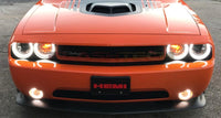 Dodge Challenger External Waterproof White & Amber Switchback LED Halo Headlight and Fog Light Kit (2008 - 2014)