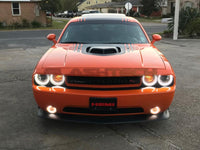 Dodge Challenger External Waterproof White & Amber Switchback LED Halo Headlight and Fog Light Kit (2008 - 2014)