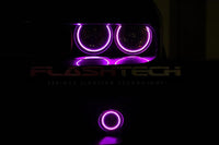 Dodge Challenger Multi Color Change External Waterproof LED Halo HeadLight Fog Light Kit 2008-2014