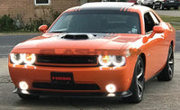 Dodge Challenger External Waterproof White & Amber Switchback LED Halo Fog Light Kit (2008 - 2014)