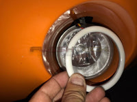 Dodge Challenger External Waterproof White & Amber Switchback LED Halo Fog Light Kit (2008 - 2014)