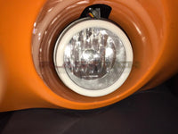 Dodge Challenger External Waterproof White & Amber Switchback LED Halo Fog Light Kit (2008 - 2014)