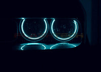 Dodge Challenger V.3 Fusion Color Change External Waterproof LED Halo HeadLight Kit 2008-2014