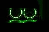 Dodge Challenger V.3 Fusion Color Change External Waterproof LED Halo HeadLight Kit 2008-2014