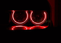 Dodge Challenger V.3 Fusion Color Change External Waterproof LED Halo HeadLight Kit 2008-2014