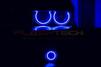 Dodge Challenger Multi Color Change External Waterproof LED Halo HeadLight Fog Light Kit 2008-2014
