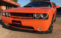 Dodge Challenger External Waterproof White & Amber Switchback LED Halo Headlight Kit (2008 - 2014)