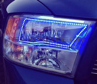 Dodge Ram Sport V.3 Fusion Color Change LED Halo Headlight Kit 2009-2016