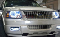 Ford Expedition White LED Halo Headlight Kit 2003-2006