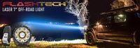 Flashtech 7" Laser Off-Road Light - Pair