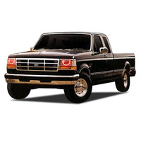 Ford F250 / Ford F350 ColorChase LED Halo Headlight Kit 1992-1997