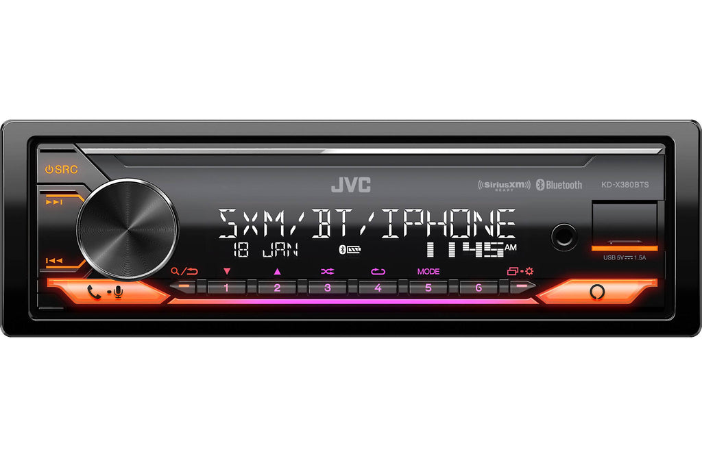 JVC KD-X380BTS Digital media receiver