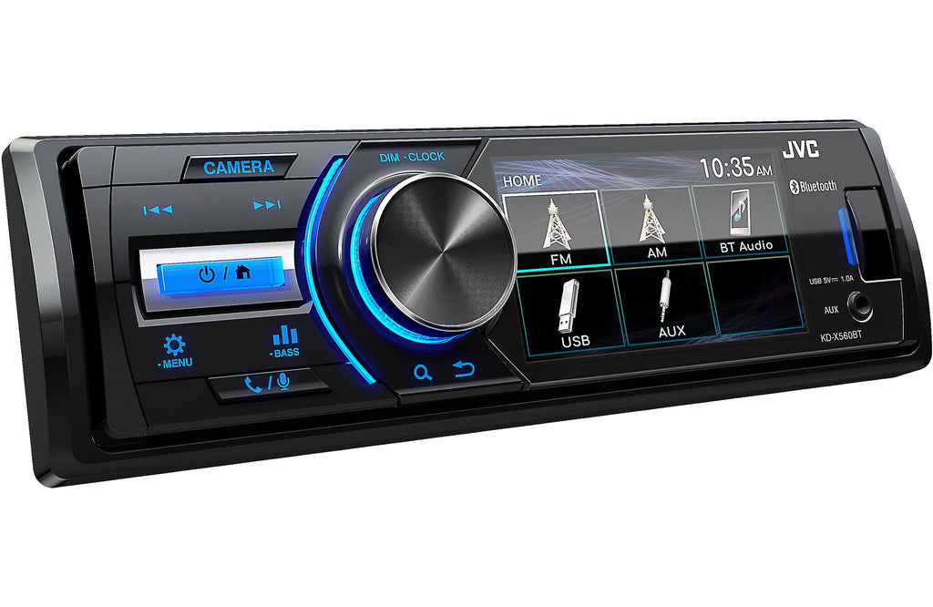 JVC KD-X560BT Digital media receiver for Jeep, powersports, or marine applications