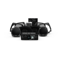 1998-2013 Harley-Davidson® Street Glide® Source Unit, 4-Speaker & Amp Kit (Gen-2)