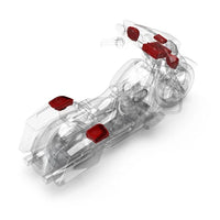 1998-2013 Harley-Davidson® Street Glide® Source Unit, 4-Speaker & Amp Kit (Gen-2)