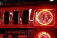 Hummer H3 V.3 Fusion Color Change LED Halo Headlight Kit 2006-2010