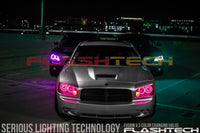 Dodge Charger V.3 Fusion Color Change LED Halo Fog Light Kit 2005-2010