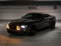 Ford Mustang GT White Amber Switchback DRL grille kit (2015-2017)
