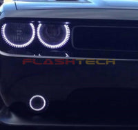 Dodge Challenger Non Projector White LED Halo Headlight Kit 2008-2014