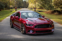 Ford Mustang GT External Waterproof White & Amber Switchback LED halo Fog Light Kit 2015-2018