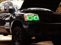 Nissan Titan V.3 Fusion Color Change LED Halo Headlight Kit 2004-2015