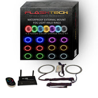 Chrysler PT Cruiser V.3 Fusion Color Change External Waterproof LED Halo Fog Light Kit 2006-2010