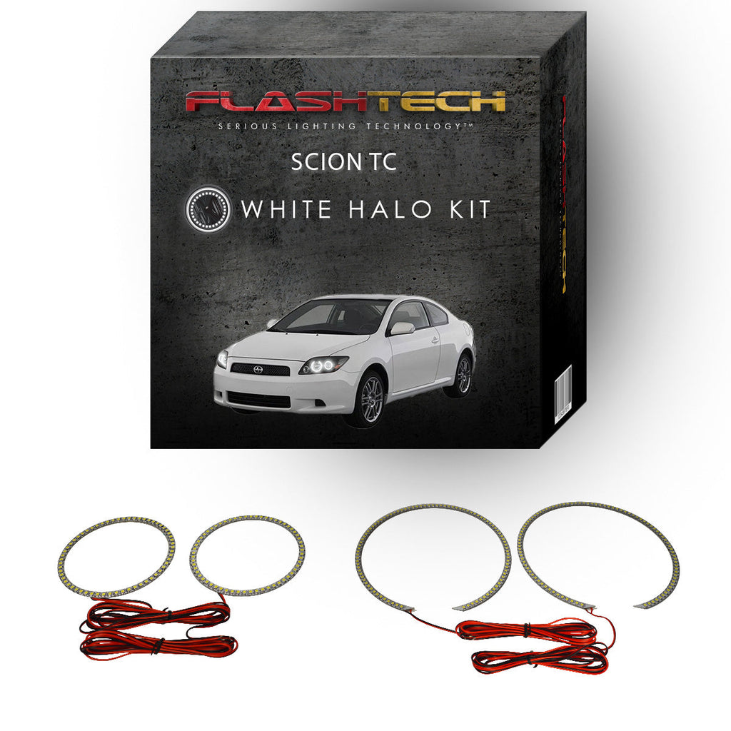 Scion TC White LED Halo Headlight Kit 2008-2010