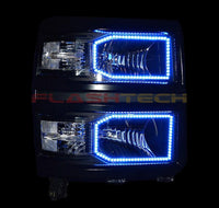 Chevrolet Silverado Non Projector V.3 Fusion Color Change LED Halo Headlight Kit 2014-2016
