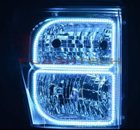 Ford 250 / Ford F350 V.3 Fusion Color Change LED Halo Headlight Kit 2011-2015