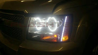 Chevrolet Tahoe White LED Halo Headlight Kit 2007-2013